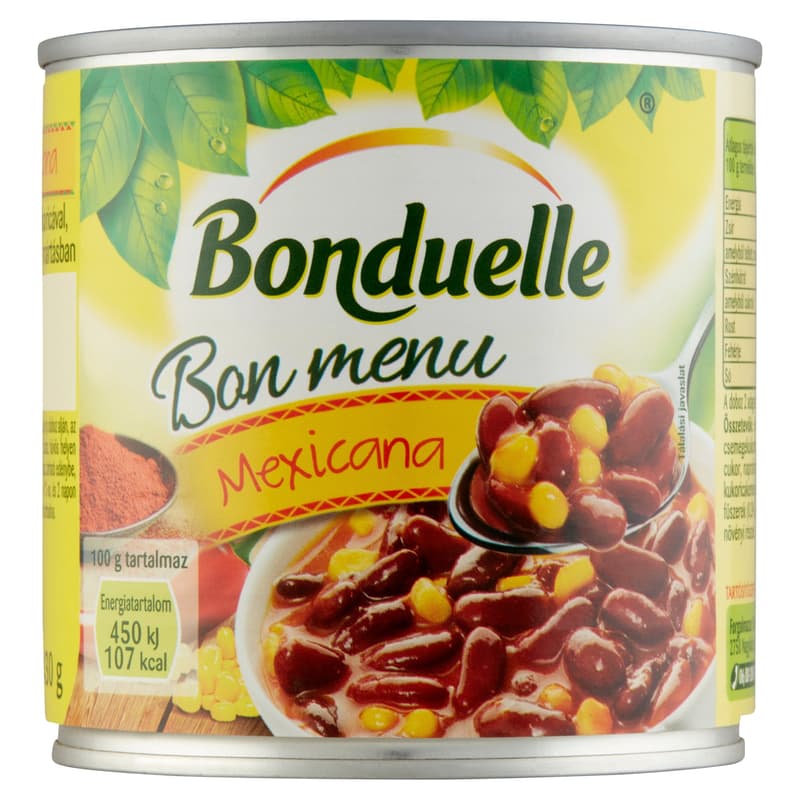 Bonduelle Bon Menu Mexicana with red bean corn in a light Mexican sauce
