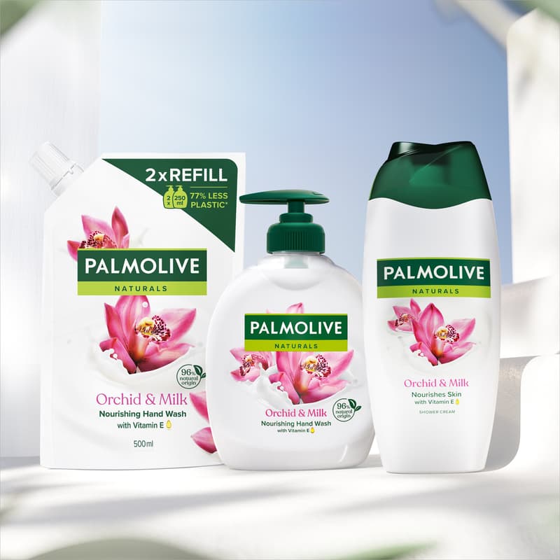 Palmolive Naturals Milk & Orchid Liquid Soap Refill