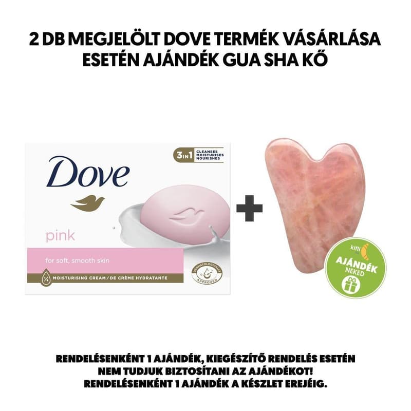 Dove Pink krémszappan, 90 g