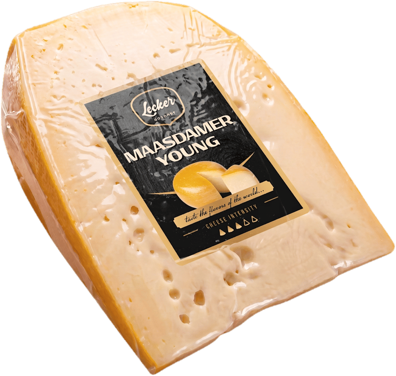 Lecker Maasdamer darabolt sajt