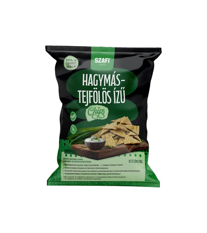 Szafi Free onion and sour cream chips (gluten free) 50g