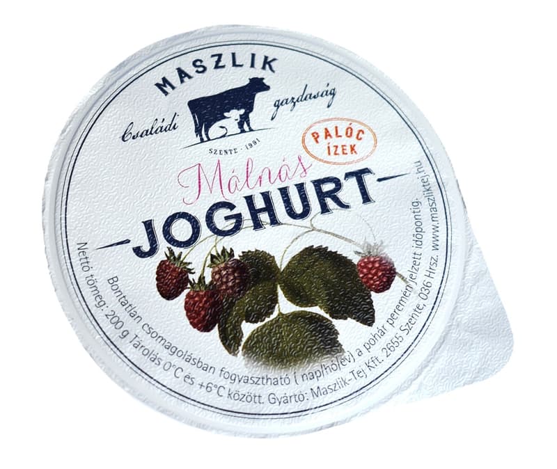 Maszlik Élőflórás málnás joghurt