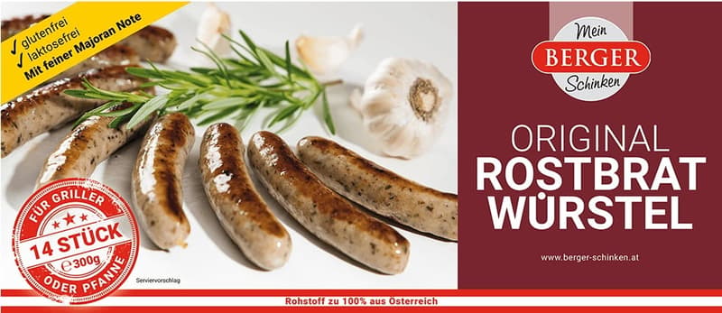 Berger Bajor fehér mini grillkolbász