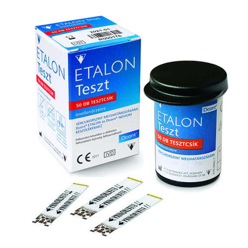 DCont Etalon blood glucose test strip 50x