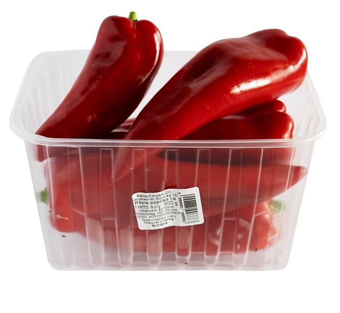 Hazai kápia paprika Zentai Ákos termelőtől Szentesről, csomagolt