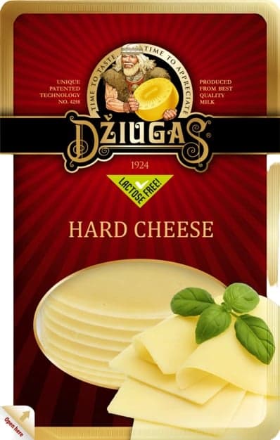 Dziugas Sliced Hard Cheese 40%
