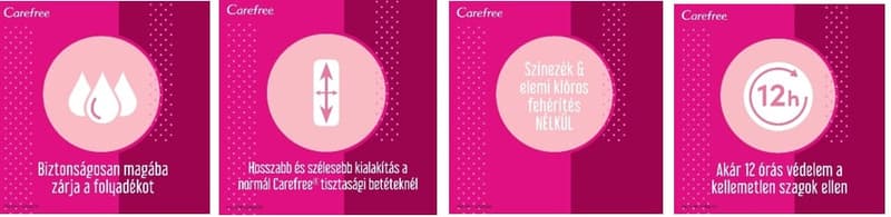 Carefree Plus Large Pantyliners with Fresh Scent 46 pcs