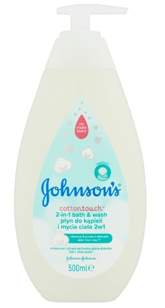 Johnson’s Baby Comfort Touch tusfürdő és sampon