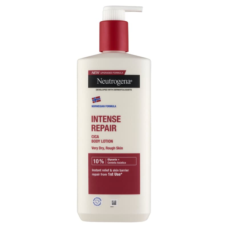 Neutrogena Norwegian Formula Intense Repair CICA Body Lotion for Very Dry and Rough Skin 400 ml