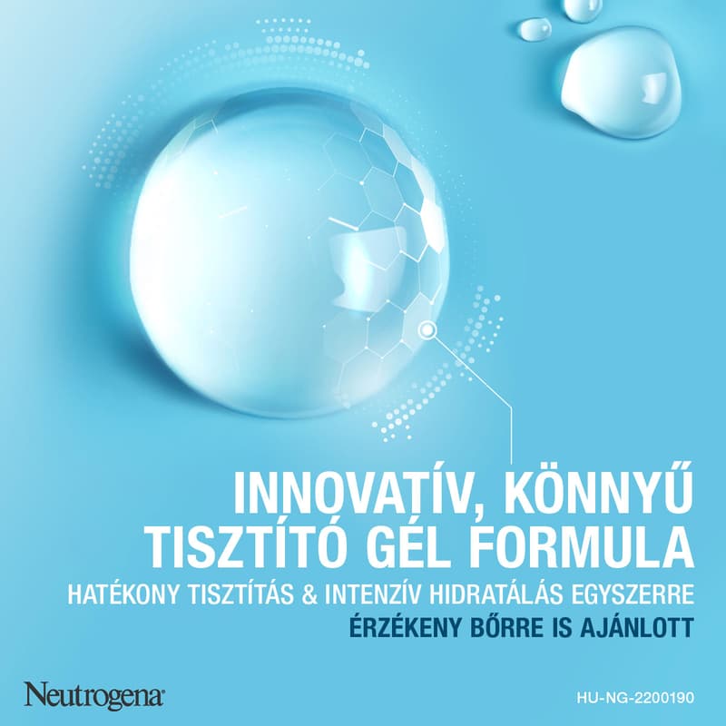 Neutrogena Hydro Boost hidratáló arctisztító gél
