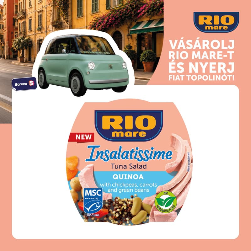 Rio Mare Insalatissime tonhalsaláta quinoa