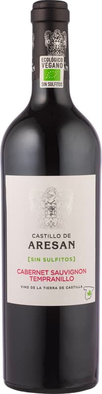 Aresan Tempranillo&Cabernet Sauvignon, kénmentes, BIO, vegán bor