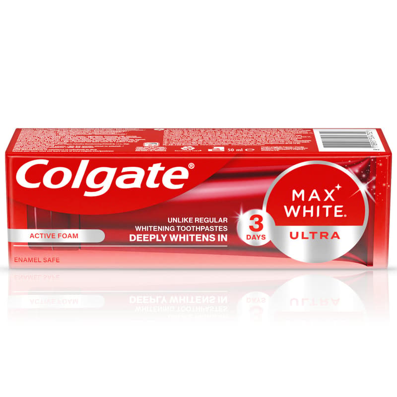 Colgate Max White Ultra Active Foam fogfehérítő fogkrém