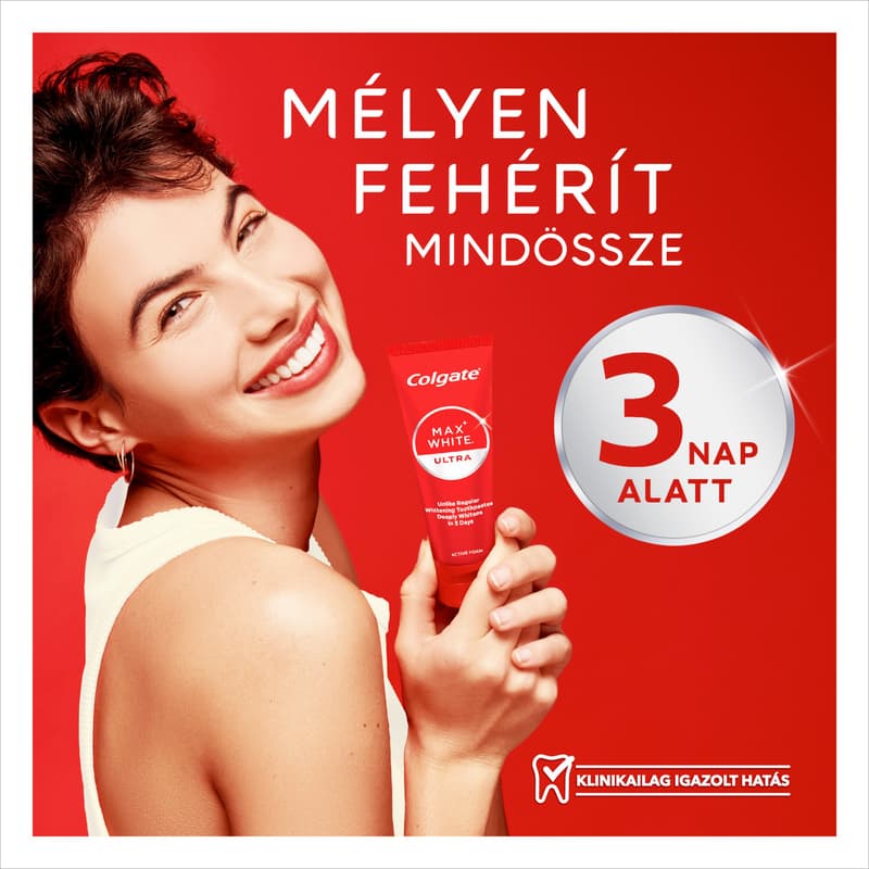 Colgate Max White Ultra Active Foam fogfehérítő fogkrém