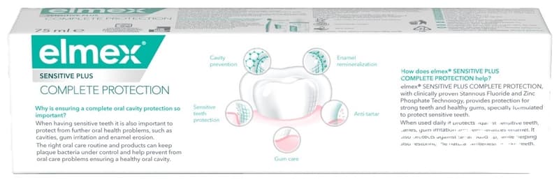 elmex Sensitive Plus Complete Protection toothpaste