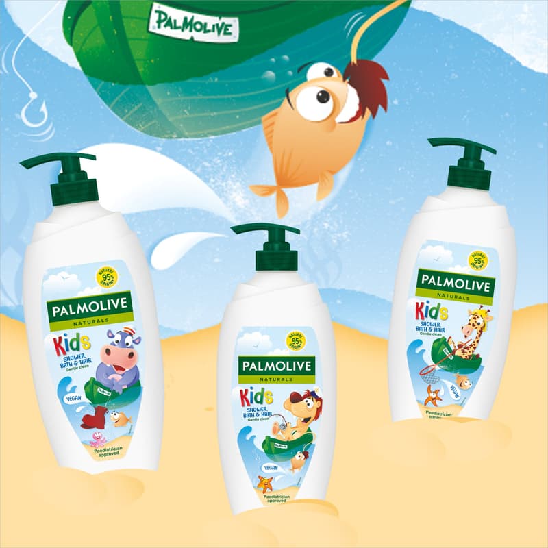Palmolive Kids gyerek tusfürdő pumpás