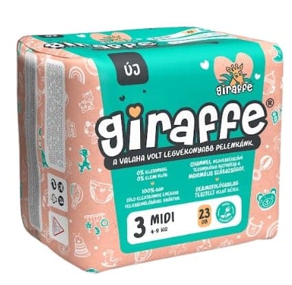 giraffe® Midi Channel Diaper 4-9 kg (size 3)
