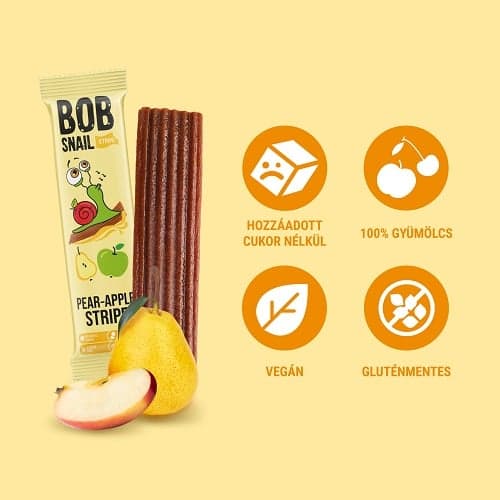 Bob-Snail Natural pear-apple stripe 14g