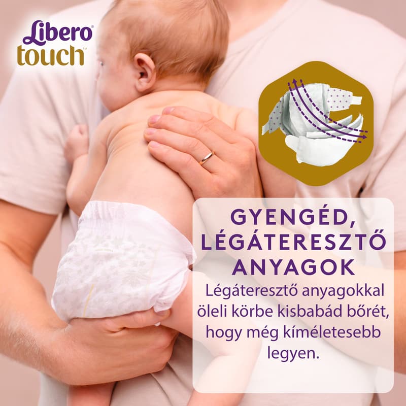 Libero Touch Nadrágpelenka 13-20 kg (6-os méret)