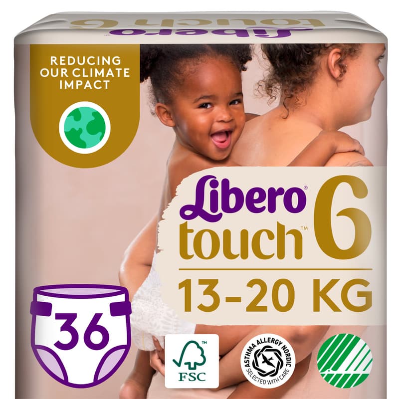 Libero Touch Nadrágpelenka 13-20 kg (6-os méret)