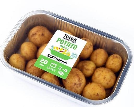 Titbit Potato wedges, packed
