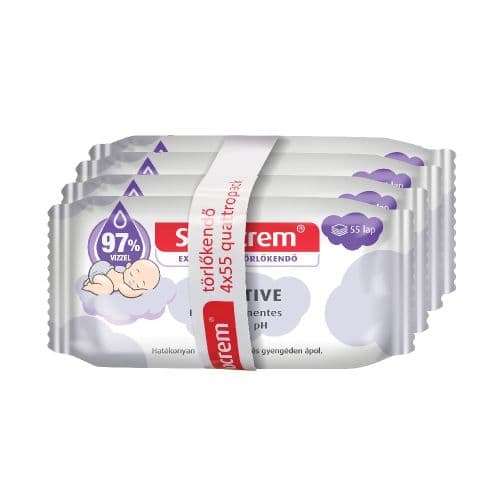 Sudocrem sensitive wipes 4x55