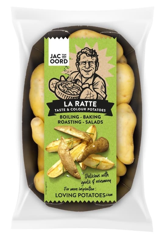 Potatoes La Ratte  (Jac's potatoes), package