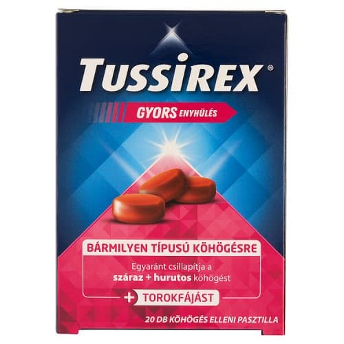 Tussirex pastille against cough 20x