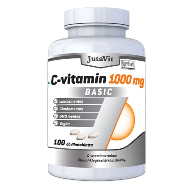 JutaVit Vitamin C 1000mg BASIC film-coated tablets 100x