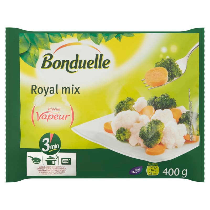 Bonduelle Vapeur gyorsfagyasztott Royal zöldségkeverék