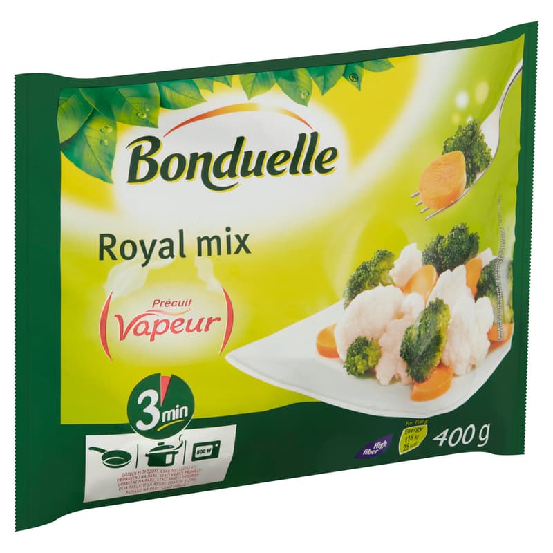 Bonduelle Vapeur gyorsfagyasztott Royal zöldségkeverék