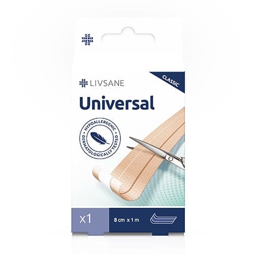 Livsane Band-Aid universal cut 1mx8cm
