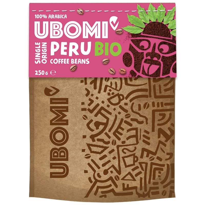 UBOMI Peru Bio 100% Arabica szemes kávé