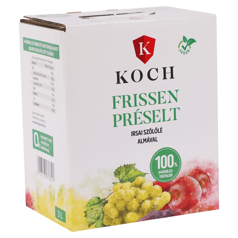 KOCH FRESCHLY PRESSED IRSAI GRAPE JUICE WITH APPLE