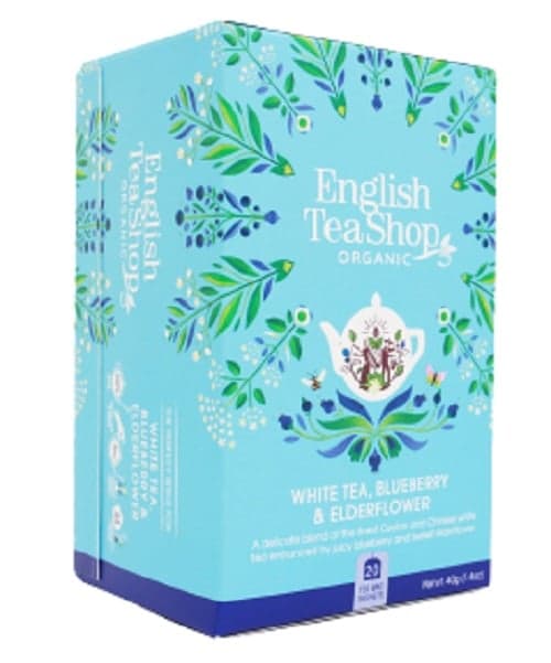 English Tea Shop Organic White tea blueberry & elderflower tea