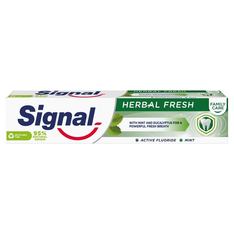 Signal Family herbal fresh toothpaste
