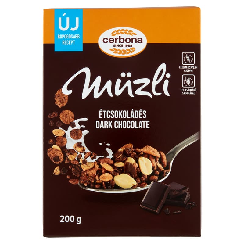 Cerbona Muesli with dark chocolate