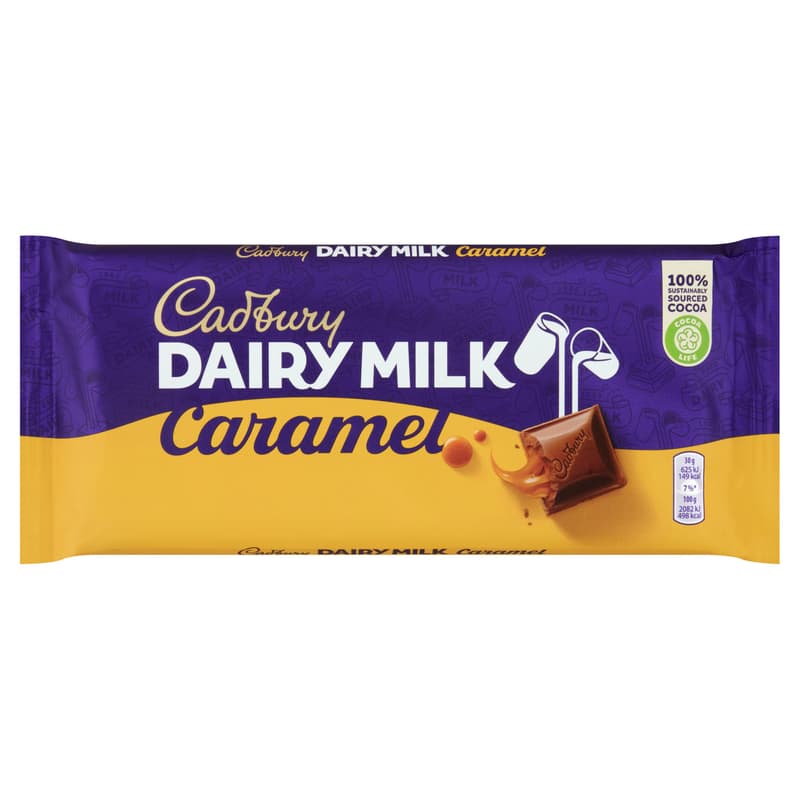 Cadbury Karamellával töltött tejcsokoládé