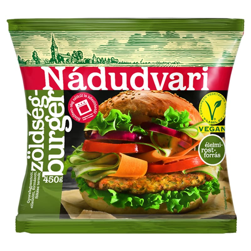 Nádudvari Gyorsfagyasztott zöldségburger