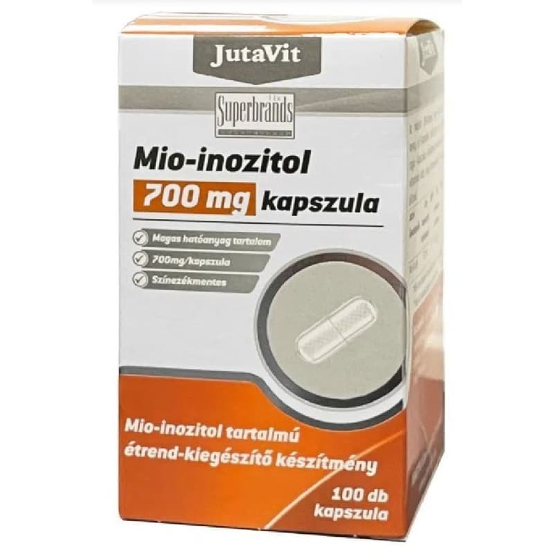 JutaVit Mio-Inozitol 700 mg kapszula 100 db