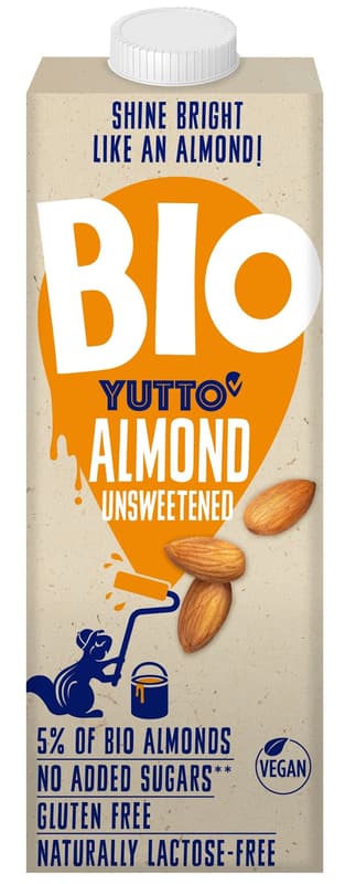 Yutto Organic Almond Milk Unsweetened