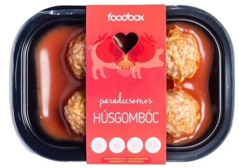 Foodbox tomato meatballs with potato