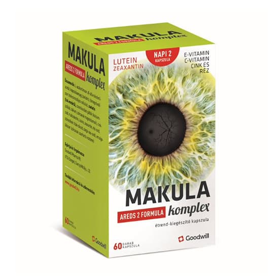 Macula Complex AREDS2 formula dietary supplement capsules 60x