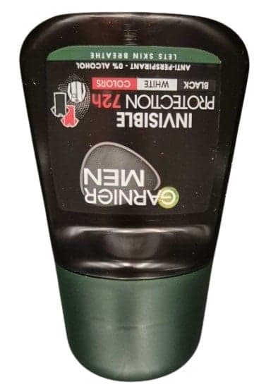 GARNIER MEN INVISIBLE BLACK/WHITE/COLORS ROLL-ON