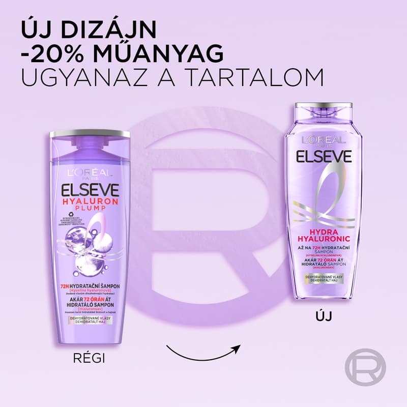 L'Oréal Paris ELSEVE Hyaluron Plump 72H Hydrating shampoo with Hyaluronic Acid