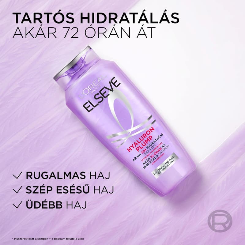 L'Oréal Paris ELSEVE Hyaluron Plump 72H Hydrating shampoo with Hyaluronic Acid
