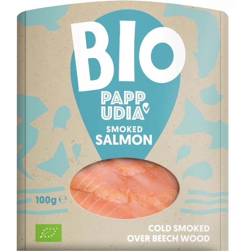 Bio Norwegian smoked salmon in slices