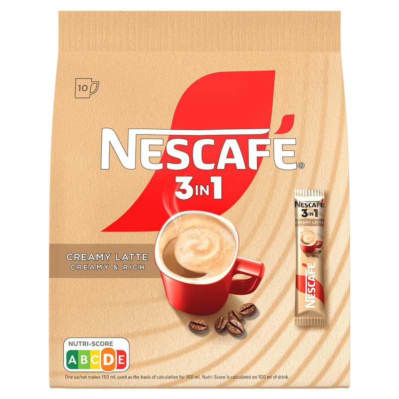 NESCAFÉ 3in1 Creamy Latte pouch