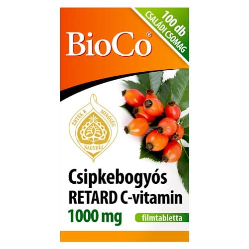 BioCo Rosehip Vitamin C 1000 mg retard tablets 100x