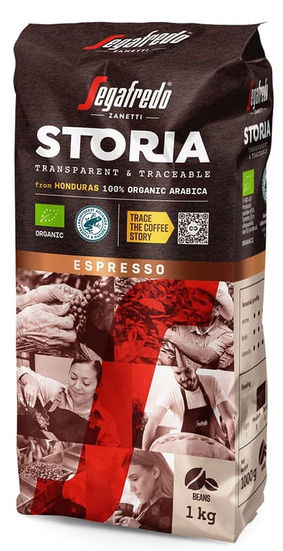 Segafredo Storia 100% arabica Honduras-i szemes kávé